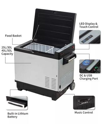 Eenpoort Draagbare 12/24V 40L Compressor Autovries voor Caravan RV