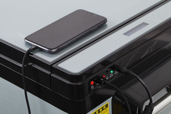 Zonne-energie koelkast met batterij 30L Camping vriezer Auto koeler Vinnige koeling oplaad koelkast