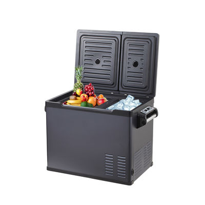 30L/40L/50L draagbare auto koelkast met dubbele temperatuurregeling en 45W compressor
