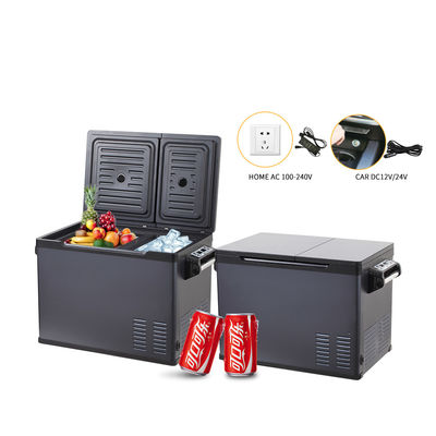 30L/40L/50L draagbare auto koelkast met dubbele temperatuurregeling en 45W compressor