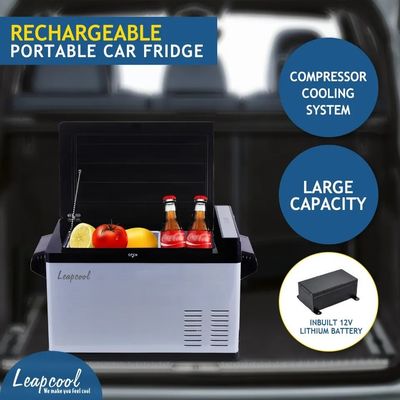 Draagbare 24,5 KGS zonne- en DC 12/24V compressor koelkast vriezer voor buitenactiviteiten