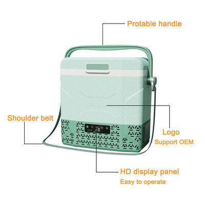 Schoudergordel mini-vriezer DC 12v draagbare auto koelkasten koeler compressor kamperkasten koelkast vriezer