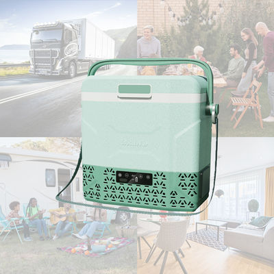 Schoudergordel mini-vriezer DC 12v draagbare auto koelkasten koeler compressor kamperkasten koelkast vriezer