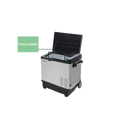 Draagbare compressor zonne-koelkast met een capaciteit van 50 liter en DC12V/24V OF 110V-240V spanning