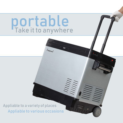 Draagbare compressor zonne-koelkast met een capaciteit van 50 liter en DC12V/24V OF 110V-240V spanning