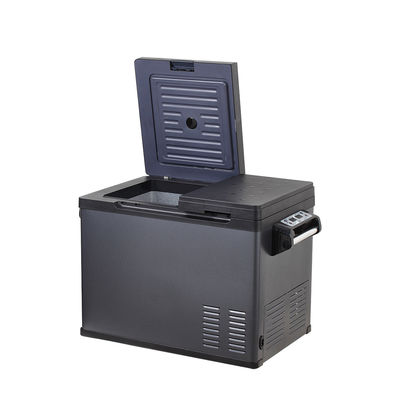 Snel koelende 60 liter auto koelkast met dubbele temperatuur en dubbele bediening