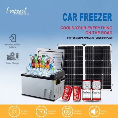 Zonne koelkast en auto mini koelkast 220v 12v en draagbare auto koelkast vriezer