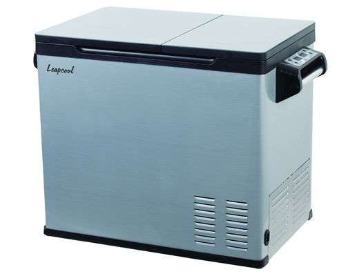 Draagbare mini-koelkast 2023 Smal Retro auto koelkast voor Dc12/24V Outdoor Camping