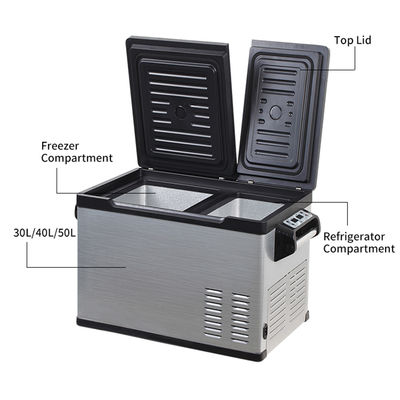 Draagbare compressor Koelkast Koelkast 17 kg Zonne-koelkast en auto mini koelkast 220v 12v