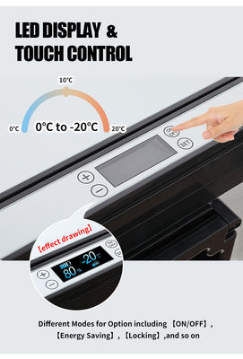 Koelkast voor huis en auto met tweeledig gebruik 50L capaciteit met energie-efficiëntie van klasse 1