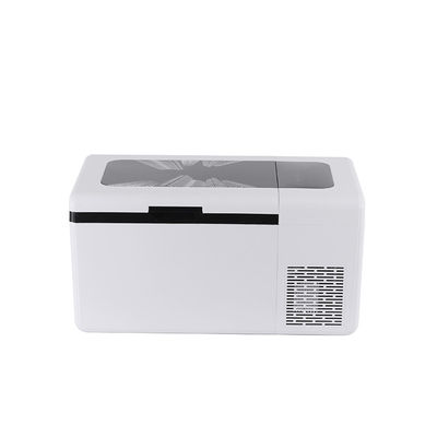 25L draagbare auto en huis mini koelkast Isolatie C5H10/C-Pentaan Wit met LED-licht