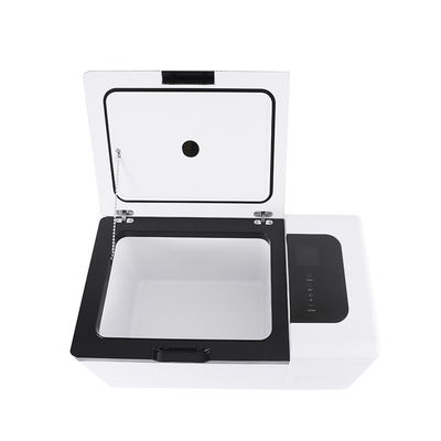 25L draagbare auto en huis mini koelkast Isolatie C5H10/C-Pentaan Wit met LED-licht