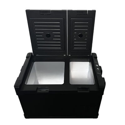 35l DC compressor mini auto koelkast voor Tesla auto koelkast vriezer in armsteun ontwerp